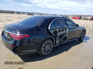 2023 Mercedes-Benz S 500 z VIN W1K6G6DB6PA195794, wystawiony jako Copart lot #46353265 z przebiegiem 35 416 mil mil oraz Szkoda całkowita • Salvage title. Historia ofert i sprzedaży dostępna na DreamBid. Obrazek 3.