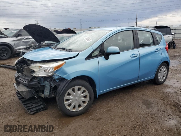 2014 Nissan Note SV with VIN 3N1CE2CP1EL416168, listed as a Copart auction lot 53536835 with 126,075 mi miles and Salvage title. Bid and sale history available at DreamBid. Image 1.