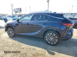 2024 Lexus RX 350 with VIN JTJCHMAA7R2020524, listed as a Copart auction lot 52643205 with 6,628 mi miles and Salvage title. Bid and sale history available at DreamBid. Image 2.