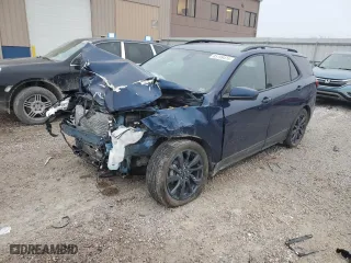 2023 Chevrolet Equinox RS with VIN 3GNAXMEGXPS100100, listed as a Copart auction lot 85199474 with 0 mi miles and Salvage Title. Bid and sale history available at carsss.com. Image 1.
