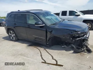 2023 Jeep Grand Cherokee with VIN 1C4RJYB61PC595938, listed as a Copart auction lot 58748335 with 28,685 mi miles and Salvage title. Bid and sale history available at DreamBid. Image 4.