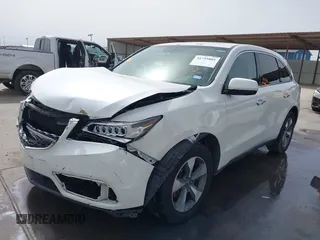 2016 Acura MDX with VIN 5FRYD3H27GB006404, listed as a IAAI auction lot 41755801 with 127,212 mi miles. Bid and sale history available at carsss.com. Image 19.
