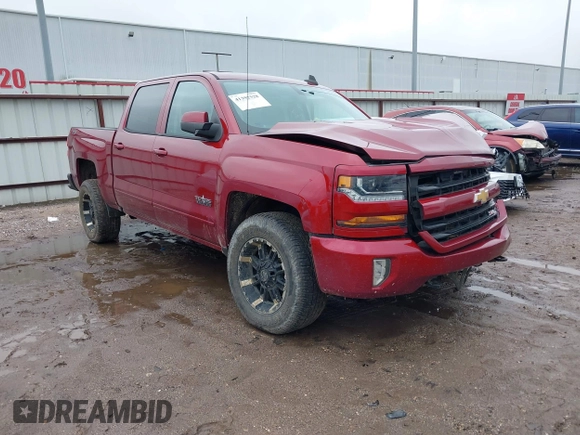 2018 Chevrolet Silverado 1500 LT with VIN 3GCUKREC5JG387905, listed as a IAAI auction lot 41392528 with 96,087 mi miles. Bid and sale history available at carsss.com. Image 1.