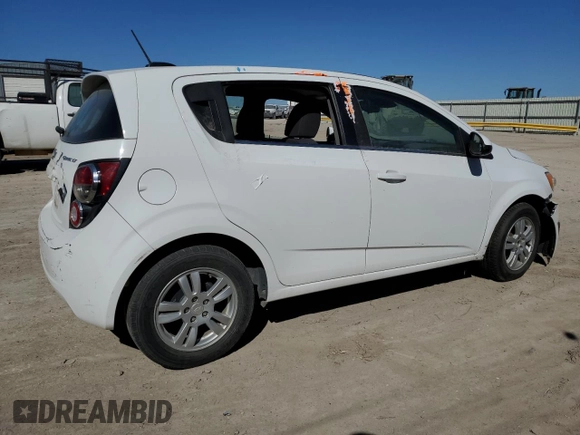 2016 Chevrolet Sonic LT with VIN 1G1JC6SH9G4163808, listed as a Copart auction lot 45896825 with 204,337 mi miles and Salvage Title. Bid and sale history available at carsss.com. Image 3.