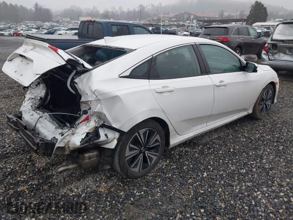 2017 Honda Civic Sedan EX-L with VIN 2HGFC1F74HH648624, listed as a IAAI auction lot 41556540 with 79,147 mi miles. Bid and sale history available at carsss.com. Image 4.
