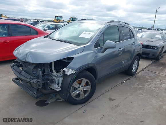 2019 Chevrolet Trax LT with VIN KL7CJLSB6KB802857, listed as a IAAI auction lot 40255259 with 75,155 mi miles. Bid and sale history available at carsss.com. Image 18.