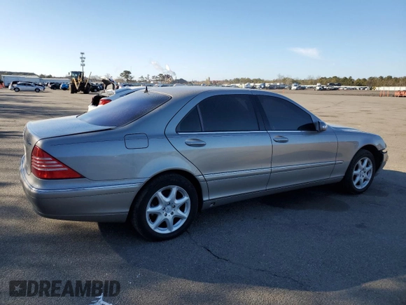2006 Mercedes-Benz S 430 with VIN WDBNG83J96A468220, listed as a Copart auction lot 47259795 with 137,802 mi miles and Salvage Title. Bid and sale history available at carsss.com. Image 3.