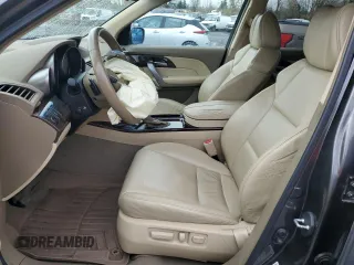 2010 Acura MDX Technology with VIN 2HNYD2H46AH513755, listed as a Copart auction lot 49477975 with 151,411 mi miles and Salvage Title. Bid and sale history available at DreamBid. Image 7.