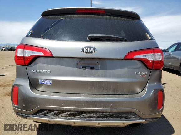 2014 Kia Sorento SX with VIN 5XYKWDA76EG431941, listed as a Copart auction lot 54881045 with 141,798 mi miles and Clean Title. Bid and sale history available at carsss.com. Image 6.