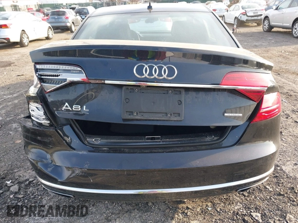 2015 Audi A8 3.0T with VIN WAU3GAFDXFN028244, listed as a IAAI auction lot 41791578 with 149,770 mi miles and . Bid and sale history available at DreamBid. Image 6.