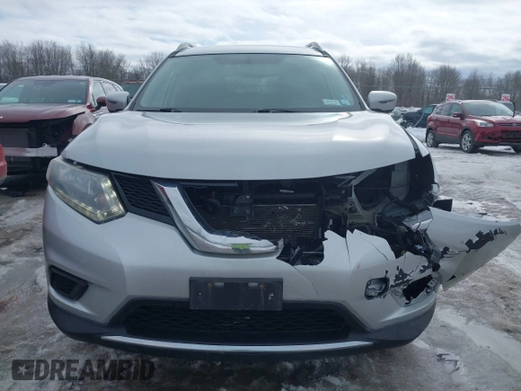 2016 Nissan Rogue SL with VIN 5N1AT2MVXGC896051, listed as a IAAI auction lot 41684560 with 102,182 mi miles and . Bid and sale history available at DreamBid. Image 12.