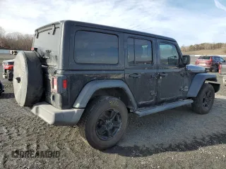2019 Jeep Wrangler Unlimited Sport with VIN 1C4HJXDG2KW566080, listed as a Copart auction lot 44559215 with 84,646 mi miles and Salvage title. Bid and sale history available at DreamBid. Image 3.