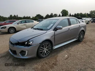 2017 Mitsubishi Lancer ES z VIN JA32V2FW2HU012493, wystawiony jako Copart lot #59031375 z przebiegiem 132 170 mil mil oraz Szkoda całkowita • Salvage title. Historia ofert i sprzedaży dostępna na DreamBid. Obrazek 1.