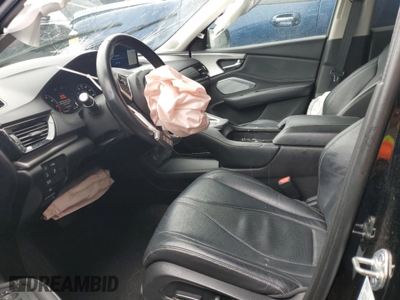 2021 Acura RDX Technology with VIN 5J8TC2H54ML001707, listed as a Copart auction lot 56026285 with 75,720 mi miles and Salvage title. Bid and sale history available at DreamBid. Image 7.