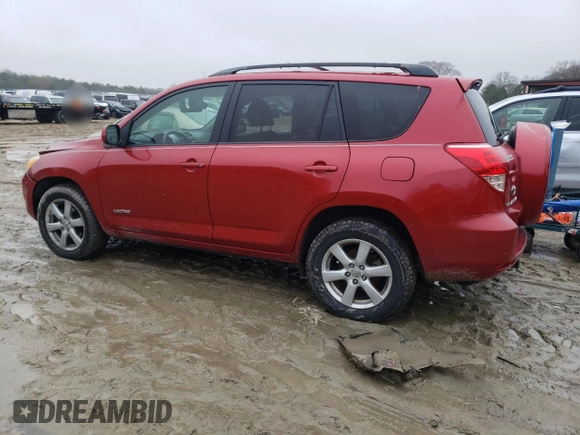 2008 Toyota RAV4 Limited with VIN JTMBK31V186029191, listed as a Copart auction lot 82804544 with 224,118 mi miles and Salvage title. Bid and sale history available at DreamBid. Image 2.