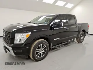 2022 Nissan Titan SV z VIN 1N6AA1ED4NN100497, wystawiony jako Copart lot #55829645 z przebiegiem 30 754 mil mil oraz Czysty tytuł • Clean title. Historia ofert i sprzedaży dostępna na DreamBid. Obrazek 1.