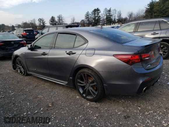2020 Acura TLX w/A-Spec Pkg with VIN 19UUB1F61LA003177, listed as a Copart auction lot 85491164 with 91,967 mi miles and Salvage Title. Bid and sale history available at carsss.com. Image 2.