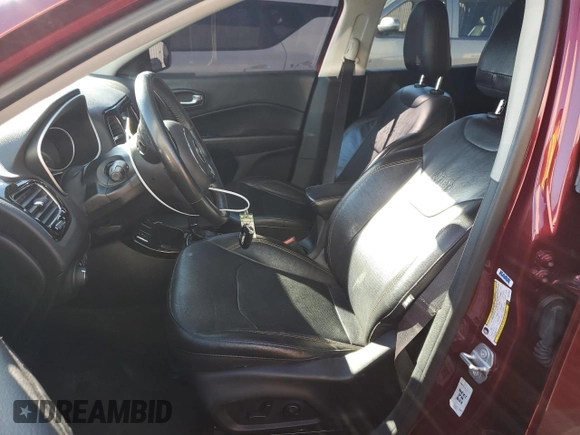 2021 Jeep Compass Limited with VIN 3C4NJCCB9MT573652, listed as a Copart auction lot 46541385 with 75,413 mi miles and Salvage Title. Bid and sale history available at carsss.com. Image 7.