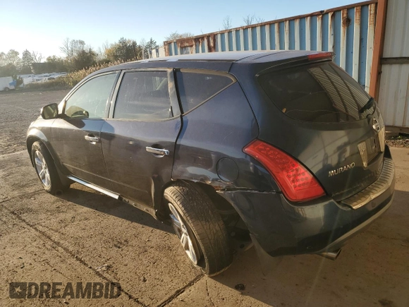 2007 Nissan Murano S with VIN JN8AZ08W07W657301, listed as a Copart auction lot 76328164 with 195,388 mi miles and Salvage Title. Bid and sale history available at carsss.com. Image 2.