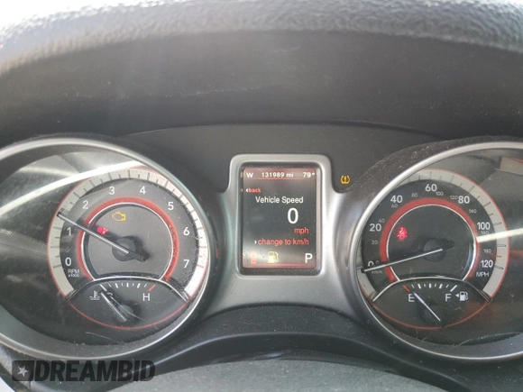2017 Dodge Journey Crossroad Plus with VIN 3C4PDCGB3HT579463, listed as a Copart auction lot 53193205 with 131,989 mi miles and Salvage title. Bid and sale history available at DreamBid. Image 9.