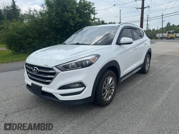 2018 Hyundai Tucson SEL Plus z VIN KM8J33A40JU676727, wystawiony jako Copart lot #59302255 z przebiegiem 128 559 mil mil oraz Czysty tytuł • Clean title. Historia ofert i sprzedaży dostępna na DreamBid. Obrazek 2.