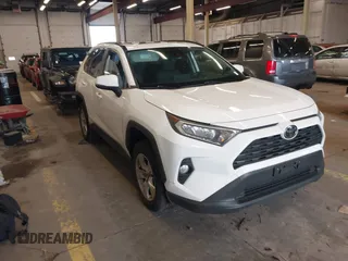 2019 Toyota RAV4 XLE with VIN JTMP1RFV3KD025585, listed as a IAAI auction lot 41884639 with 105,157 mi miles and . Bid and sale history available at DreamBid. Image 1.