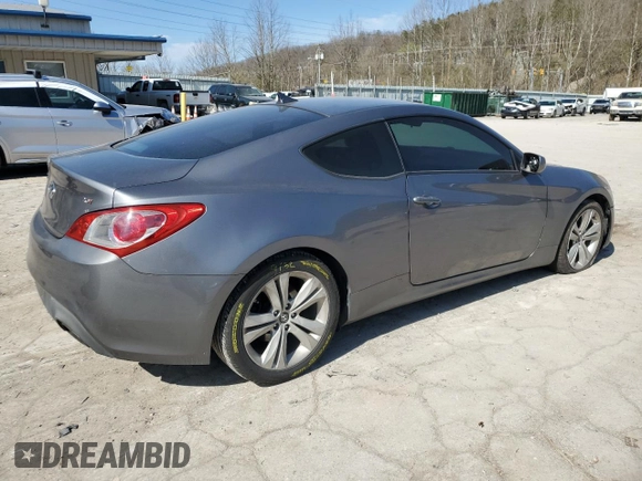 2012 Hyundai Genesis Coupe 2.0T with VIN KMHHT6KD7CU068804, listed as a Copart auction lot 50274345 with 194,299 mi miles and Salvage title. Bid and sale history available at DreamBid. Image 3.