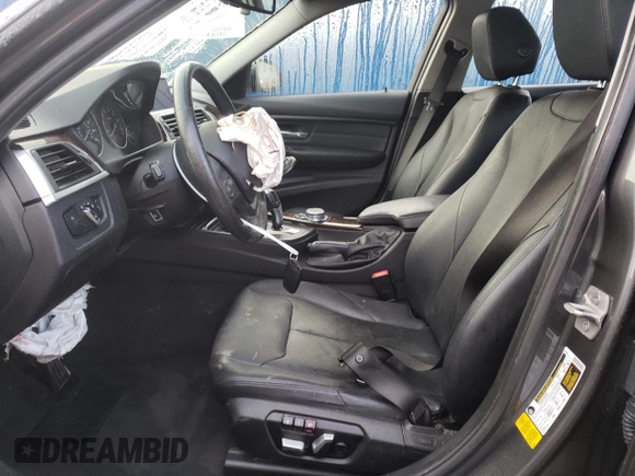 2016 BMW 3 Series 320i with VIN WBA8A9C57GK618858, listed as a Copart auction lot 45157415 with 124,347 mi miles and Salvage Title. Bid and sale history available at carsss.com. Image 7.