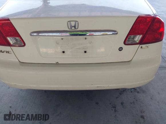 2003 Honda Civic EX with VIN 2HGES267X3H598194, listed as a IAAI auction lot 42175288 with 191,414 mi miles. Bid and sale history available at carsss.com. Image 12.