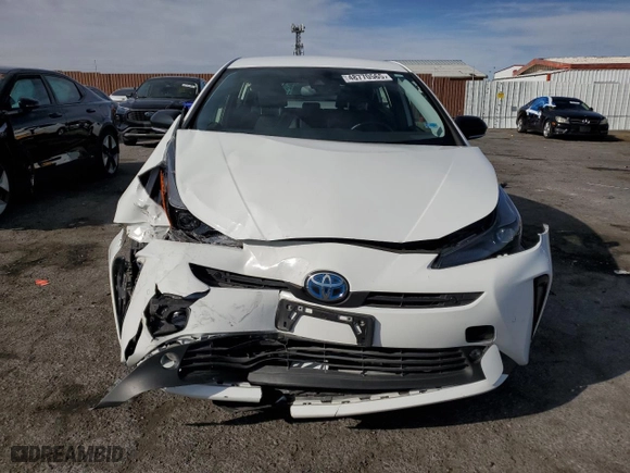 2022 Toyota Prius L Eco with VIN JTDKAMFU2N3173158, listed as a Copart auction lot 48770565 with 56,479 mi miles and Salvage Title. Bid and sale history available at carsss.com. Image 5.