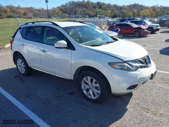 2013 Nissan Murano SL with VIN JN8AZ1MW4DW300680, listed as a IAAI auction lot 40841878 with 142,016 mi miles. Bid and sale history available at carsss.com. Image 1.