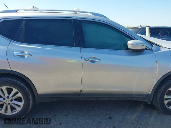 2015 Nissan Rogue SV with VIN KNMAT2MT1FP554241, listed as a IAAI auction lot 41872726 with 157,573 mi miles and . Bid and sale history available at DreamBid. Image 13.