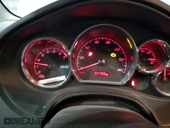 2007 Pontiac G6 GT z VIN 1G2ZH58N274124467, wystawiony jako Copart lot #50640775 z przebiegiem 104 798 mil mil oraz Szkoda całkowita • Salvage title. Historia ofert i sprzedaży dostępna na DreamBid. Obrazek 9.