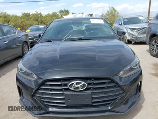 2019 Hyundai Veloster 2.0 with VIN KMHTG6AF6KU007430, listed as a IAAI auction lot 41923885 with 55,238 mi miles. Bid and sale history available at carsss.com. Image 12.