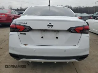 2021 Nissan Versa S with VIN 3N1CN8DV2ML910134, listed as a Copart auction lot 84191694 with 42,652 mi miles and Salvage Title. Bid and sale history available at carsss.com. Image 6.