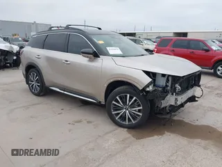 2024 Infiniti QX60 Autograph with VIN 5N1DL1HU0RC353223, listed as a IAAI auction lot 41356678 with 20,047 mi miles and . Bid and sale history available at DreamBid. Image 1.