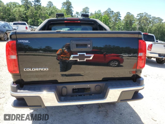 2020 Chevrolet Colorado 2WD Work Truck with VIN 1GCHSBEA1L1241428, listed as a Copart auction lot 55213295 with 40,775 mi miles and Salvage title. Bid and sale history available at DreamBid. Image 6.