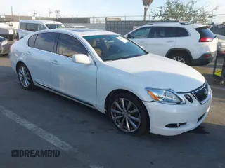 2007 Lexus GS 350 with VIN JTHBE96SX70010891, listed as a IAAI auction lot 41686600 with 118,546 mi miles. Bid and sale history available at carsss.com. Image 1.