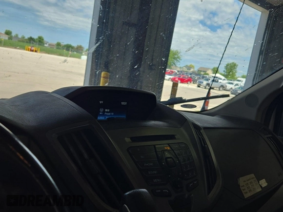2019 Ford Transit with VIN 1FTYE1YM7KKA40830, listed as a IAAI auction lot 42715724 with 182,589 mi miles and . Bid and sale history available at DreamBid. Image 14.