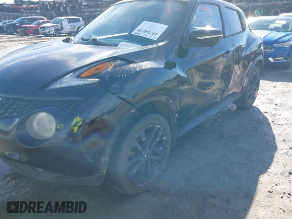 2015 Nissan Juke S with VIN JN8AF5MR6FT508686, listed as a IAAI auction lot 41214220 with 137,619 mi miles. Bid and sale history available at carsss.com. Image 6.
