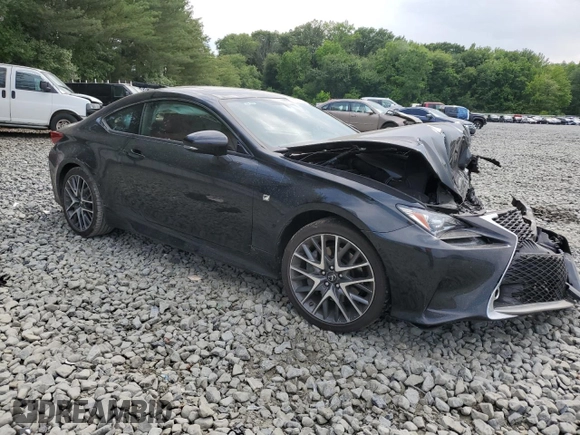 2016 Lexus RC 300 F Sport with VIN JTHSM5BC3G5000278, listed as a Copart auction lot 59904265 with 110,158 mi miles and Salvage title. Bid and sale history available at DreamBid. Image 4.
