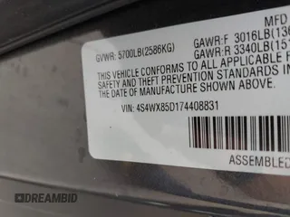 2007 Subaru Tribeca 7-Pass с VIN 4S4WX85D174408831, выставлен на аукционе IAAI как лот 42030654 с пробегом 180 307 миль миль и . История ставок и продаж доступна на DreamBid. Изображение 9.