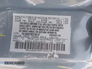 2024 Nissan Sentra SR with VIN 3N1AB8DV8RY388197, listed as a IAAI auction lot 42227247 with 8,928 mi miles and . Bid and sale history available at DreamBid. Image 9.