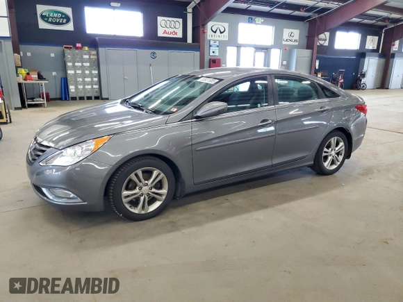 2013 Hyundai Sonata GLS z VIN 5NPEB4AC8DH659615, wystawiony jako Copart lot #55651985 z przebiegiem 81 532 mil mil oraz Szkoda całkowita • Salvage title. Historia ofert i sprzedaży dostępna na DreamBid. Obrazek 1.