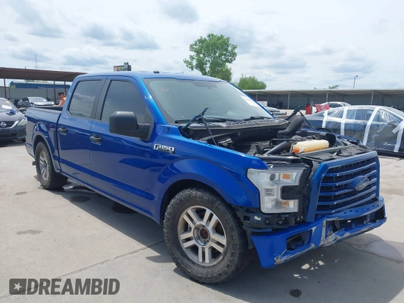 2017 Ford F-150 XL with VIN 1FTEW1CP6HKC97293, listed as a IAAI auction lot 42206503 with 160,023 mi miles and . Bid and sale history available at DreamBid. Image 1.