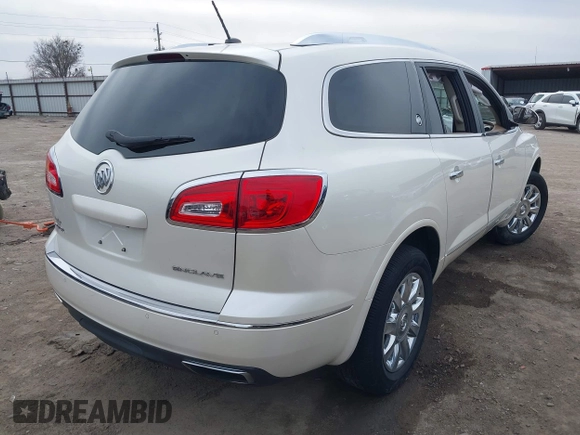 2015 Buick Enclave Leather with VIN 5GAKRBKD9FJ314163, listed as a IAAI auction lot 41743254 with Not Provided miles and . Bid and sale history available at DreamBid. Image 4.