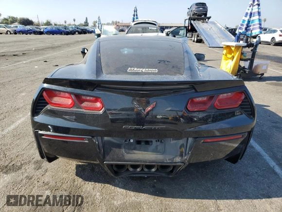 2016 Chevrolet Corvette Z51 3LT with VIN 1G1YM2D72G5115814, listed as a Copart auction lot 89352015 with 43,692 mi miles and Salvage title. Bid and sale history available at DreamBid. Image 6.