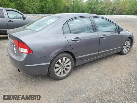 2011 Honda Civic EX-L with VIN 2HGFA1F93BH516260, listed as a Copart auction lot 54692125 with 166,715 mi miles and Clean Title. Bid and sale history available at DreamBid. Image 3.