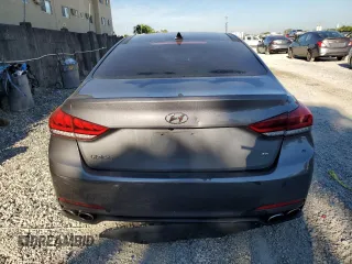 2015 Hyundai Genesis 5.0L with VIN KMHGN4JF5FU024690, listed as a Copart auction lot 74206054 with 96,068 mi miles and Clean Title. Bid and sale history available at carsss.com. Image 6.