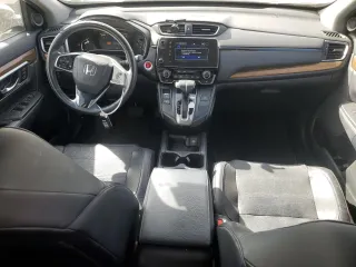 2018 Honda CR-V EX-L with VIN 2HKRW1H89JH509661, listed as a Copart auction lot 47668895 with 76,005 mi miles and Salvage Title. Bid and sale history available at carsss.com. Image 8.